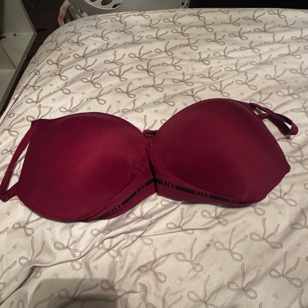 PINK Victoria's Secret Deep Red Bra